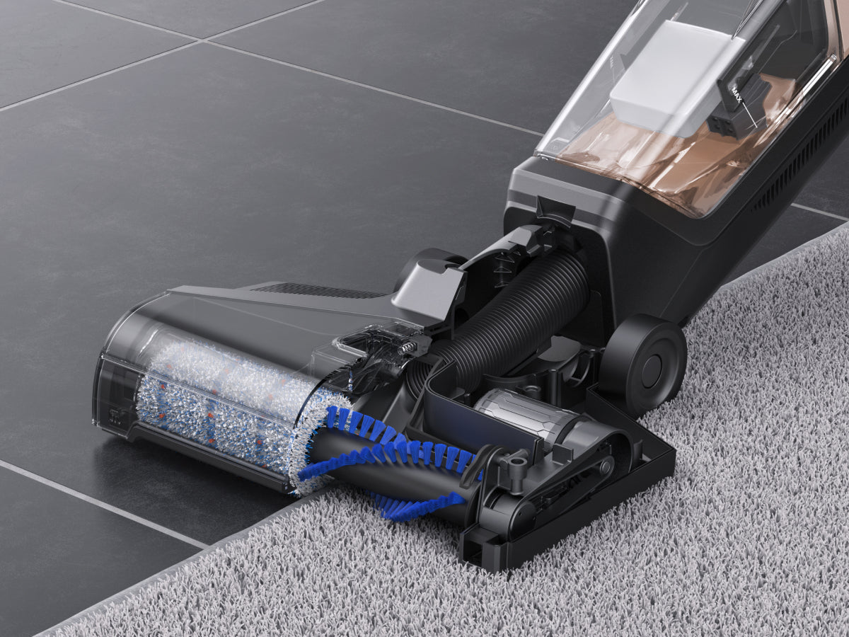 eufy W31 WetVac Wet & Dry Cordless Vacuum CleanerHome AppliancesWet and Dry Cordless Vacuum Cleaner,5-in-1 Vacuum ,Washes and Self Cleans Without Getting Your Hands Dirty.Plus, Auto-Dry Technology For Odor-Free Storage.2,500 RPM Rolling BrushAt 2,500 RPM,